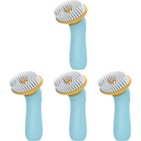 Set mit 4 Haustier-Badebürsten, Katzenpflegekamm, Shampoo-Duschgel, Reinigungshandschuhen (1/5)