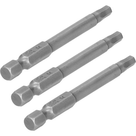 10-teiliges Set elektrischer Schraubendreherbits, 4 mm Sechskant, stark magnetisch, gehärtet, S1/4 65 mm (1/5)