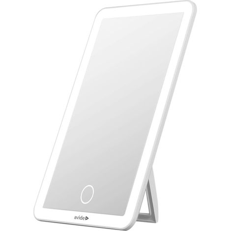 Avide ABLDL-M-3.5W-AE espejo para maquillaje Independiente Rectangular Blanco (1/2)