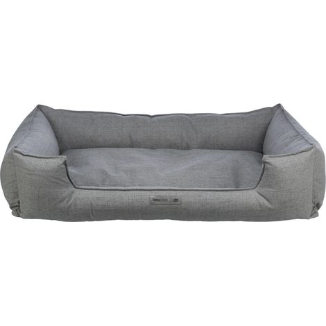 Bett Talis, eckig 120 80 cm, grau