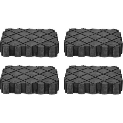 KS TOOLS  Juego de  almohadillas  de goma  universales  para elevadores  de vehículos  4 piezas  - 160.0391-TD