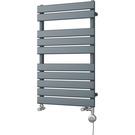 Typhoon - Anthracite Dual Fuel Towel Rail H816mm x W500mm Thermostatic (1/3)
