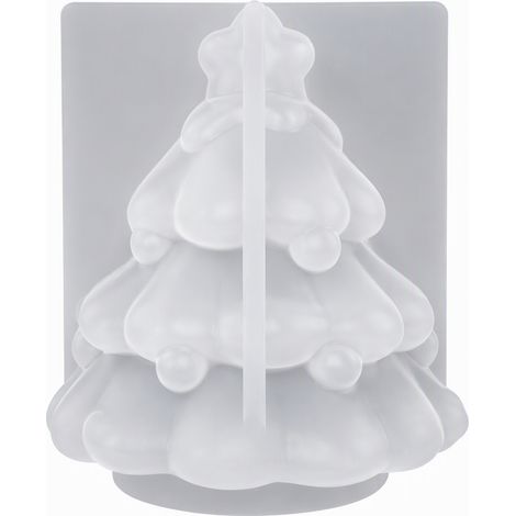 Moule en silicone bougie parfumée motif sapin de Noël pour offrir (1/5)