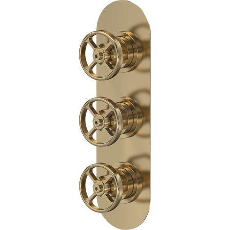Knurled Trip Shower Valve W/Diverter