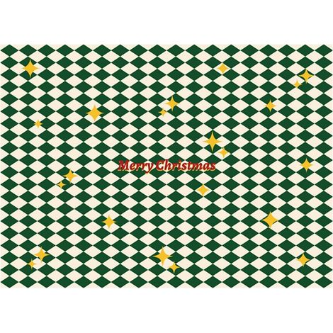 Nappe De Table - Vert - Tissu - 60 x 120 cm - Décoration De Fête De Noël - Pour Intérieur Et Extérieur - 1 Pièce (1/5)