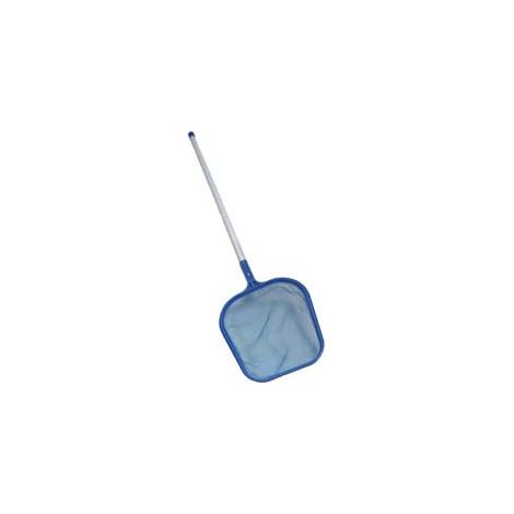 RETINO PIATTO DA SUPERFICIE IN PLASTICA CON MANICO PER PISCINA- - cm.30x33 in plastica - 2 pezzi AILANTO