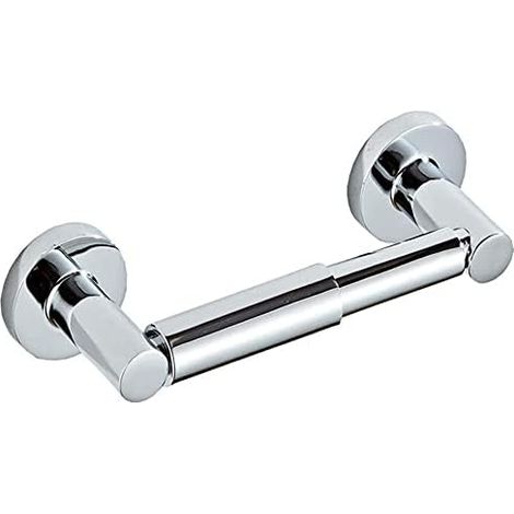 Yuet Derouleur Papier Toilette Porte Support Rouleau Distributeur Original Rond Flexible pour Rouleau De Rangement pour Salle De Bain Ou Cuisine - Acier Inoxydable Chromé (1/5)