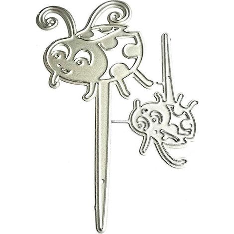 Insekten-Stanzschablone für Metall, DIY-Scrapbooking-Album, Papierkarten, Prägevorlage, Form, Basteldekoration