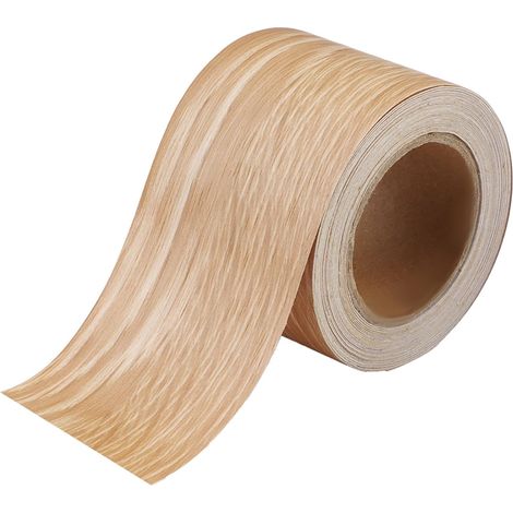 Ruban adhésif effet bois de chêne doré imperméable pour réparation de rayures sur bois, 5 cm x 10 m, beige (1/5)