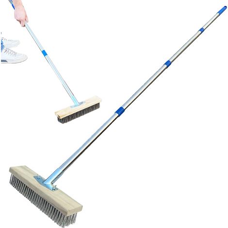 Langstiel Betonwischer longlebige Outdoor Bürste