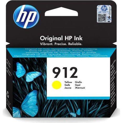 Cartucho de tinta amarilla HP 912 para una calidad profesional (1/5)