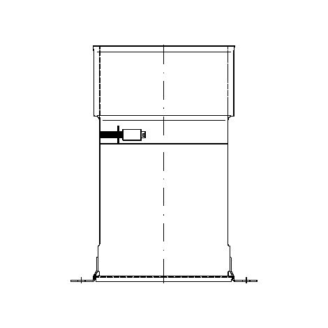 Prima Plus Doppelwandfutter Kesselseite Ø90, Durchmesser 113mm