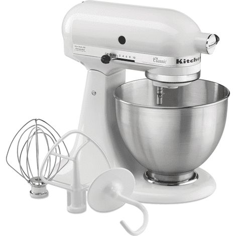 Batteur mélangeur 4,3 Litres, 10 vitesses, blanc, 275 W, 220 V - MONO, KITCHENAID