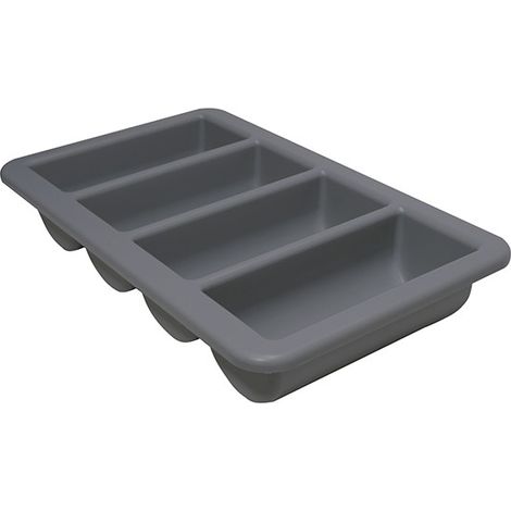 PORTAPOSATE PROFESSIONALE PP 4 SCOMPARTI GRIGIO