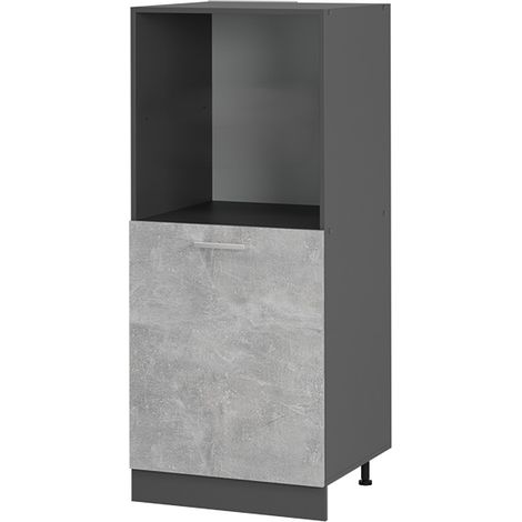 Mobile per forno da incasso R-Line, Calcestruzzo, 60 cm, Vicco