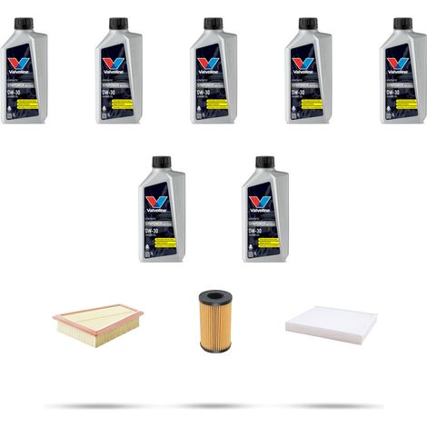 Kit tagliando 3 FILTRI e 7L OLIO compatibile con Jaguar F-Pace (X761) 2.0 diesel 177kw dal 2017 (1/5)