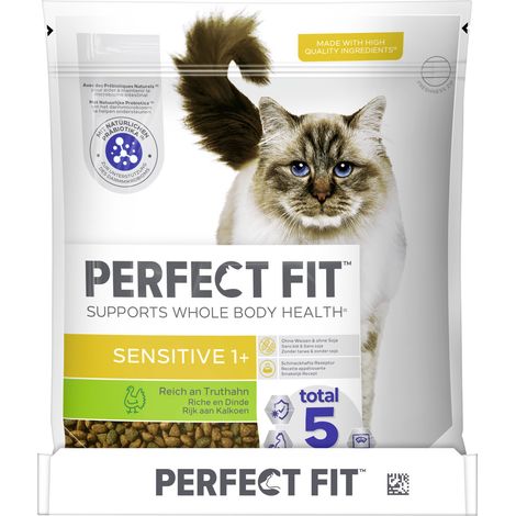 Perfect Fit Sensitiv 1+ Katzentrockenfutter Adult 1,4 kg Truthahn (1/3)