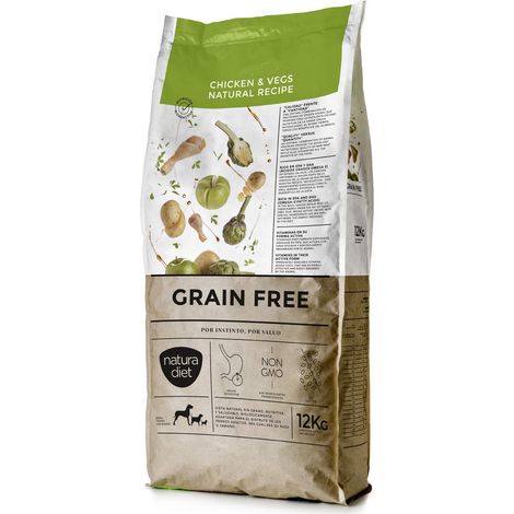 NATURA DIET DOG GRAIN FREE Chicken & Vegs 12 kg (1/2)