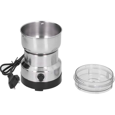 Moulin à café électrique 220V broyeur de grains et céréales en acier inoxydable, machine à poudre avec prise UE, pour maison et hôtel (1/5)