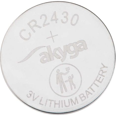 CR2430 Akyga AKY1084 Lithium-Batterie 3V / 280mAh