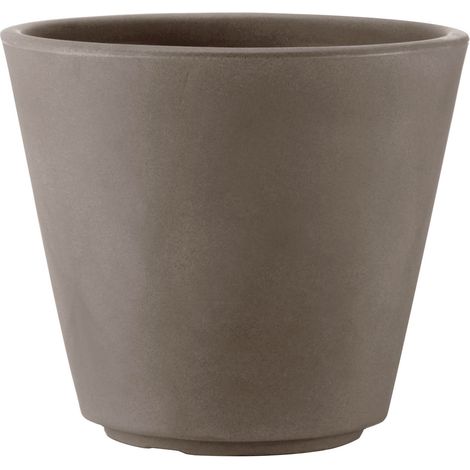 Vaso Ø33x28cm in Resina Tulli Ribeira Essential 35 Cappuccino (1/3)
