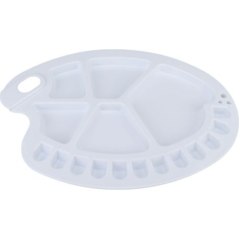 Seau de nettoyage pour pinceaux, portable et multifonction, avec palette intégrée, pour aquarelle et peinture artistique, lavage pratique des brosses. (1/5)