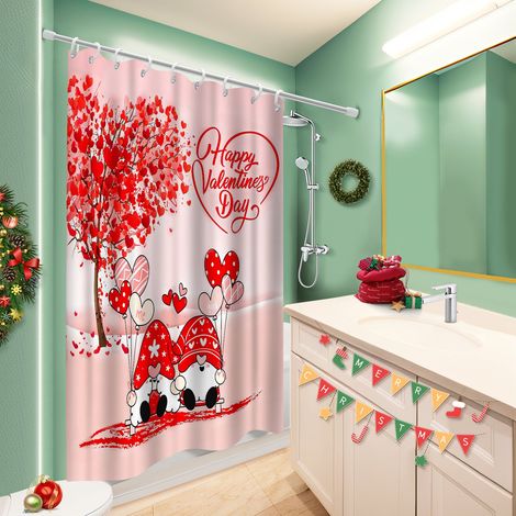 Rideau de douche 180x180 tendance housse de baignoire pour une ambiance tropicale et dépaysante (1/5)