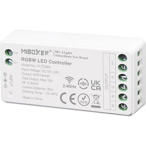 Contrôleur RGB + Blanc 2.4GHz - Mini - MiBoxer FUT038S (1/5)
