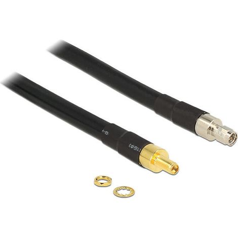 Delock cable de antena sma macho  sma hembra cfd400 llc400 5 m low loss (1/2)