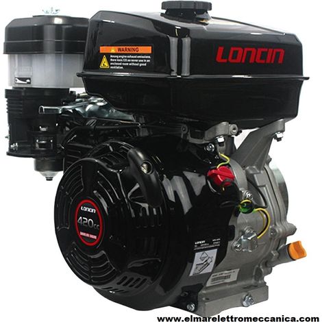 14 HP LONCIN G420 FL Motore Benzina Albero Conico 23 mm Lombardini Ruggerini