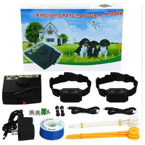 LAN Collier anti-fuite électrique pour chien avec 2 colliers (1/3)