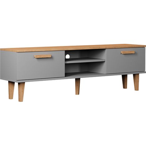 Mueble TV 160 cm Denver - Gris (1/5)