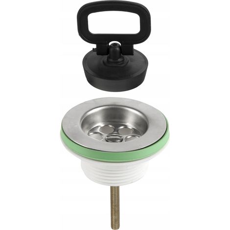 ABLAUFSTOPFEN FÜR WASCHBECKEN MIT SIEB 1 1/2 40MM