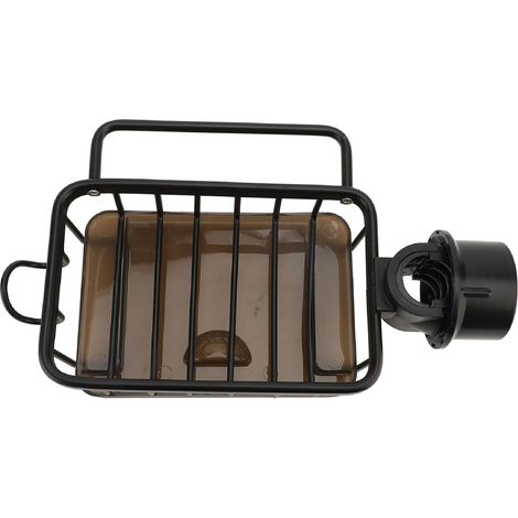 Porte-éponge pour robinet d'évier de cuisine, étagère de rangement pour évier de cuisine, étagère de rangement multifonctionnelle pour lavabo, organisateur ordonné au-dessus du (1/5)