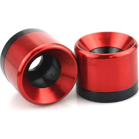 Paar CNC-gefräste Aluminium-Vorderrad-Achsen-Gabel-Sturzpads für Yamaha XMAX 250 300 2017 2018 – Rot