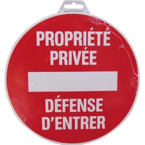 Novap Disco di Segnalazione Rosso 18 cm PVC