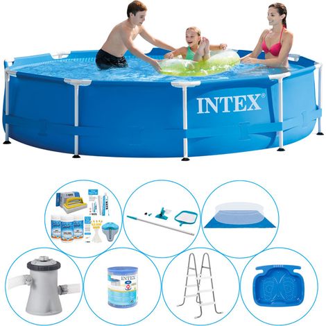 Intex Piscine Tubulaire Ronde - 305x76 cm - 7-pièces S21001 (1/5)