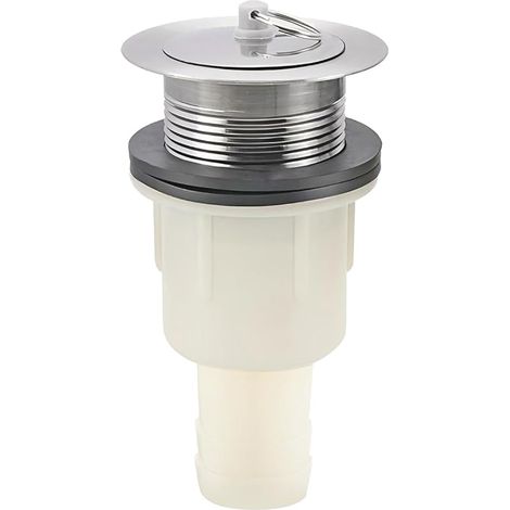 1 Pièce Bonde D' évier, Bonde à Panier en INOX, sans Trop-Plein, Crépine de Panier D'évier de Cuisine pour Éviers à Vadrouille, 40