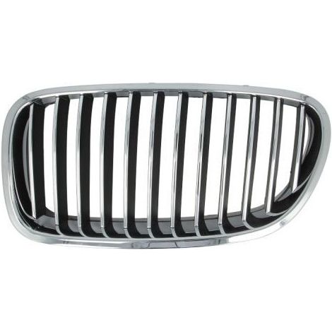 Grille de calandre avant gauche chromée/noire BMW Série 5 F10/F11 phase 1 2010-2013