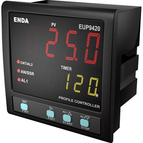Enda EUP9420-230 PID Universalregler Pt100, J, K, L, T, S, R  SSR, Relais 8 A (B x H) 96 mm x 96 mm