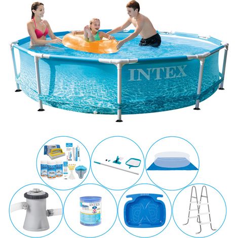 Intex Piscine Tubulaire Ronde - 305x76 cm - 7-pièces  S20971 (1/5)