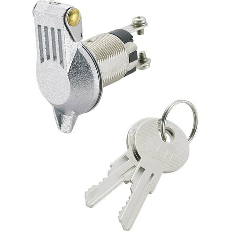 TRU COMPONENTS 1588006 TC-K3-16B-06 Interruttore a chiave 24 V/DC 10 A 1 x Off / On 1 x 90 ° 1 pz.