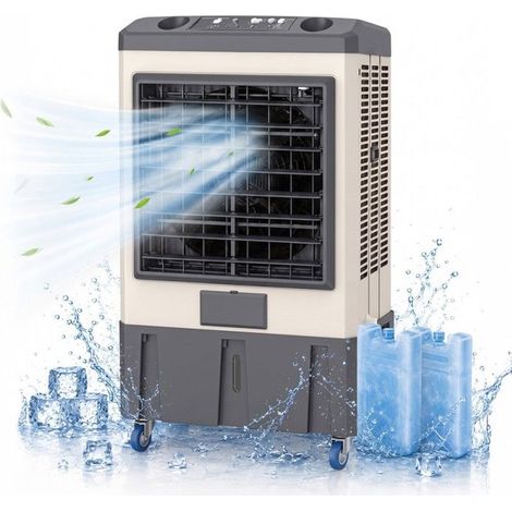 Rafraîchisseur d'air - Sans marque - 70 L - Jusqu'à 65 m² - 3 vitesses - Oscillation 120° (1/5)