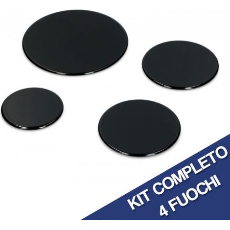 KIT COMPLETO PIATTELLI SPARTIFIAMMA REX 4 FUOCHI CUCINA A GAS 50247380004 34656 (1/2)