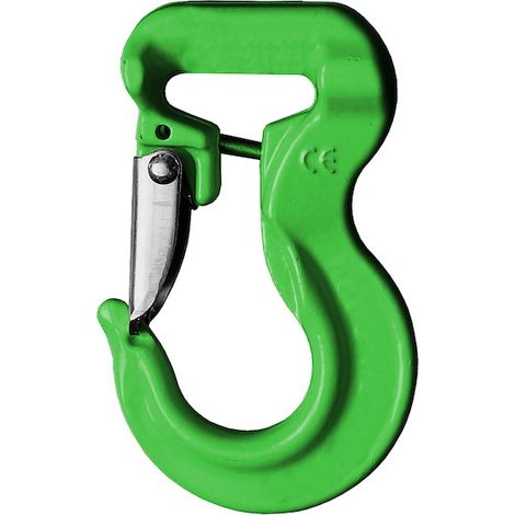 Crochet linguet J 70 mm pour élingue ronde 2 tonnes - PMS INDUSTRIE