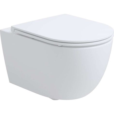 kielle Oudee - WC suspendu avec abattant SoftClose, Vortex Rimless+, blanc 30102006 (1/5)