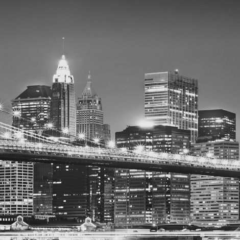 Komar Brooklyn Bridge 368 x 127 cm, Papier peint panoramique 4-320, photomurale sur intissé (1/4)