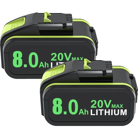 Batterie, 8000mAh Kapazität, kompatibel mit mehreren Modellen, 2 Batterien (1/2)