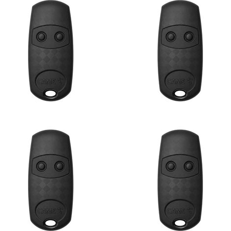 Lot de 4 Télécommandes TOP432EE 001TOP-432EE - 2 Boutons 433,92 MHz - multi-utilisateur avec auto-apprentissage - Portail et Garage
