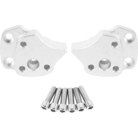 Rehausseurs de guidon de 25 mm pour FJR1300 (2001-2005) - Argent - Accessoires moto